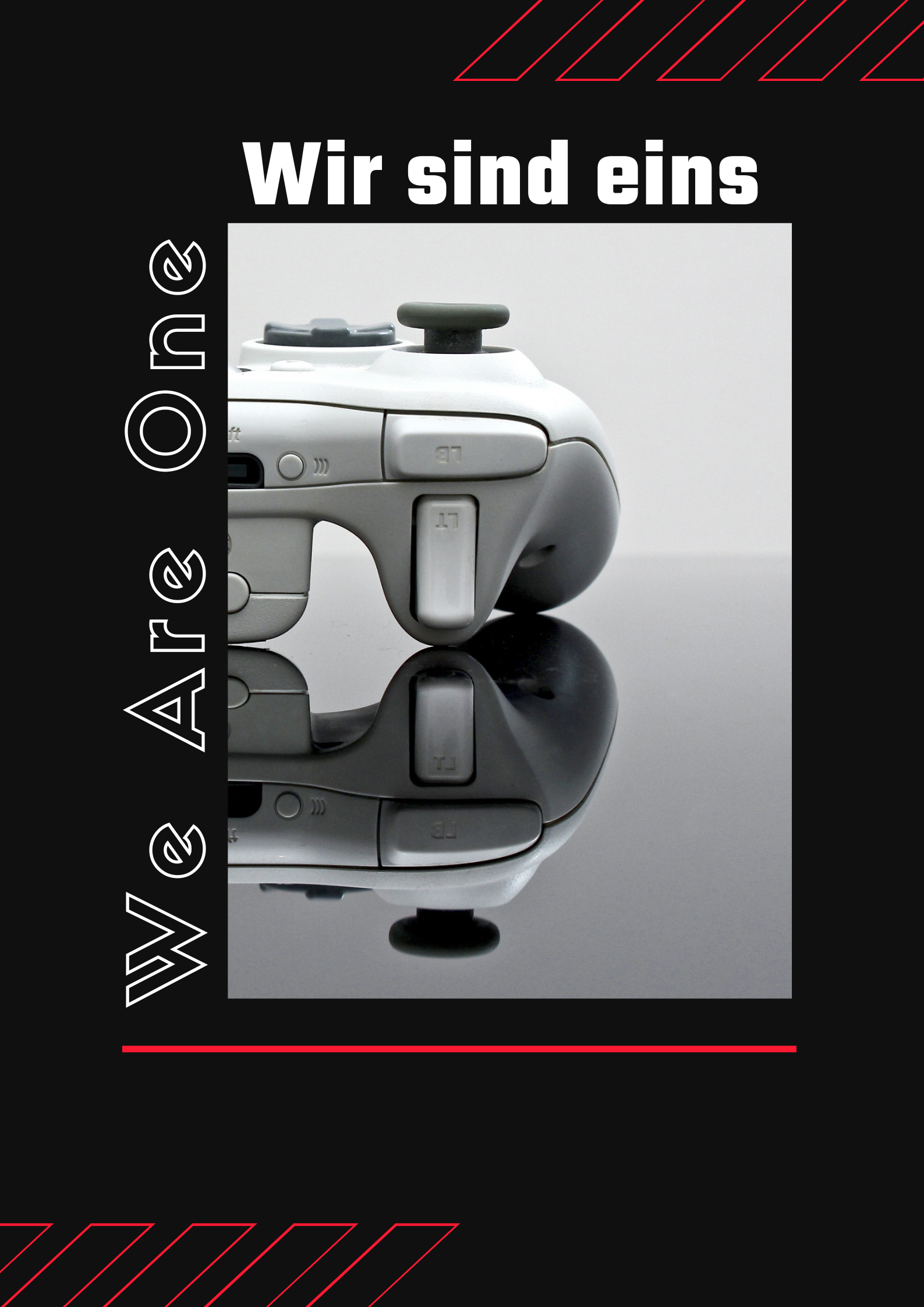 Black and Red Controller Black Friday Sale Poster